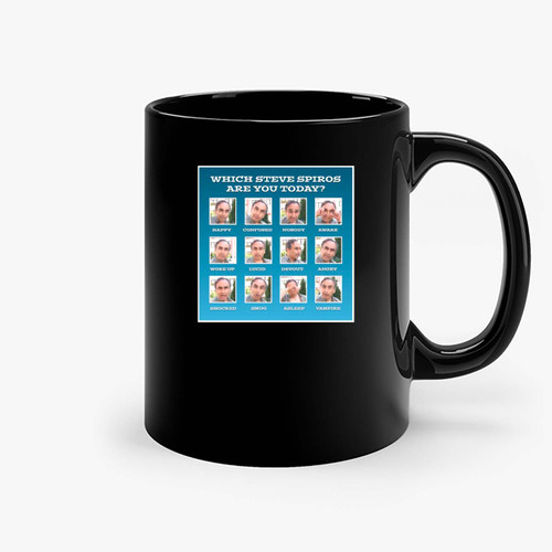 Steve Spiros Emotion Chart Ceramic Mugs