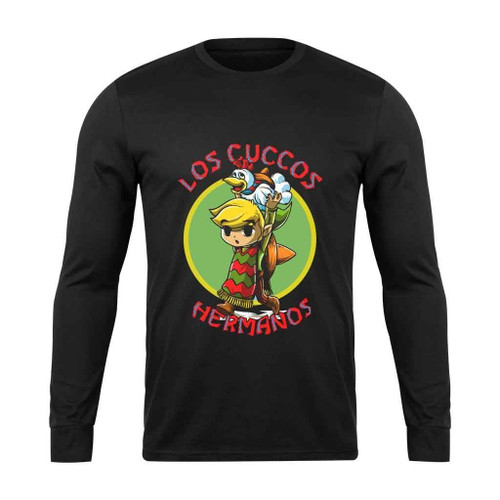 Los Pollos Hermanos Parody Zelda Long Sleeve T-Shirt