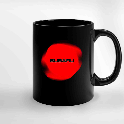 Subaru Circle Ceramic Mugs