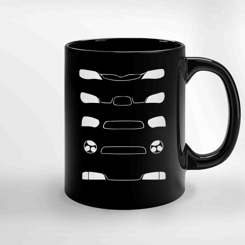 Subaru Headlights Ceramic Mugs