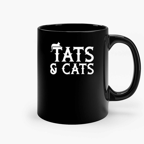 Tats And Cats Ceramic Mugs