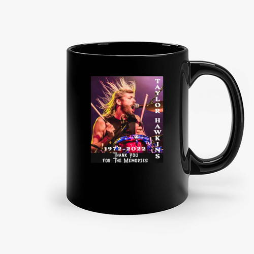 Taylor Hawkins Drummer Fans Rip Taylor Hawkins Thank You For The Memories Ceramic Mugs