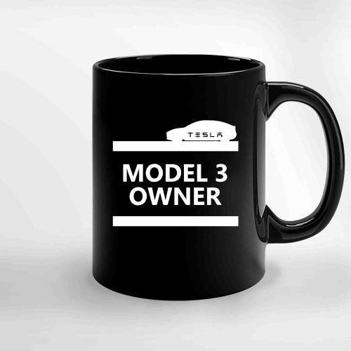 Tesla Model 3 Ceramic Mugs