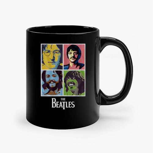 The Beatles Portrait Box Up Retro Rock Band Ceramic Mugs