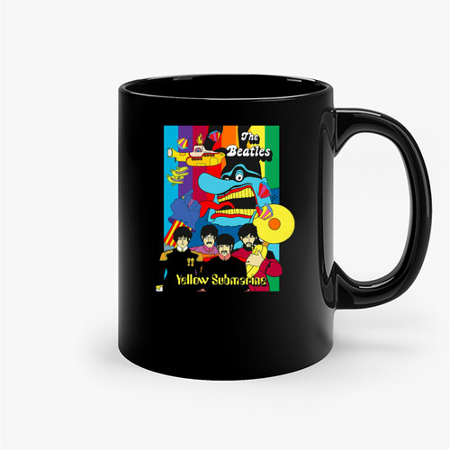 The Beatles Yellow Submarine Band Music Ceramic Mugs