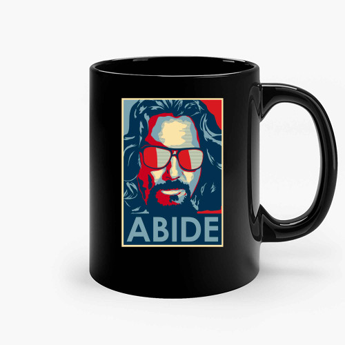The Dude Abide The Big Lebowski 2 Ceramic Mugs