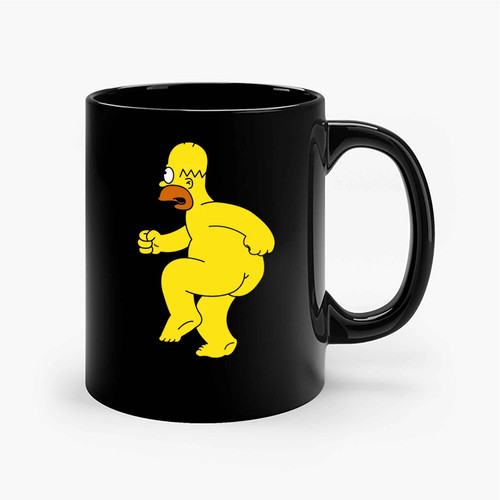 The Simpsons Happy And Shy Homer Ceramic Mugs