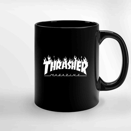 Thrasher Magazine Logo Ceramic Mugs