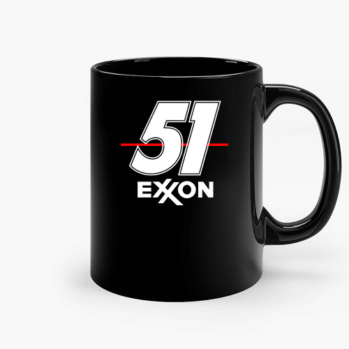 Thunder Rowdy Burns 51 Exxon Ceramic Mugs