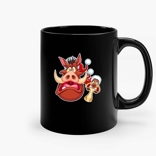 Timon Y Pumba Ceramic Mugs