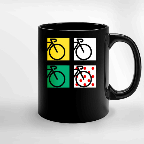 Tour France Cycling Race Ceramic Mugs