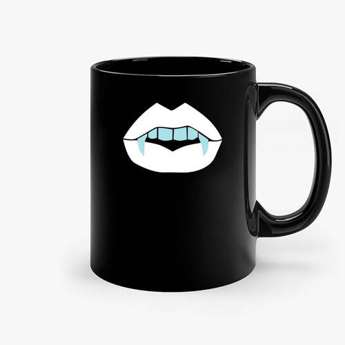 Vampire White Ceramic Mugs