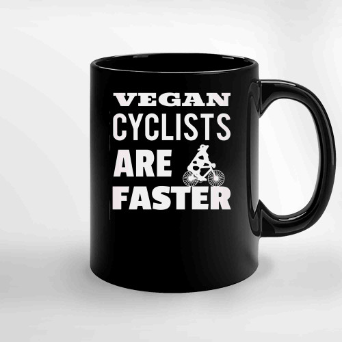 Vegan Cyclist Sport Bike Ceramic Mugs