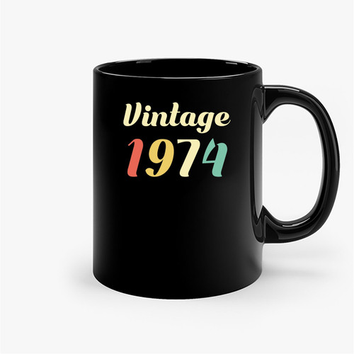 Vintage 1974 Ceramic Mugs