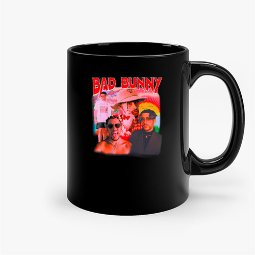 Vintage Bad Bunny Bootleg Ceramic Mugs