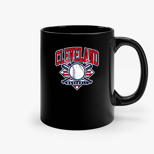 Vintage Cleveland Baseball Ceramic Mugs
