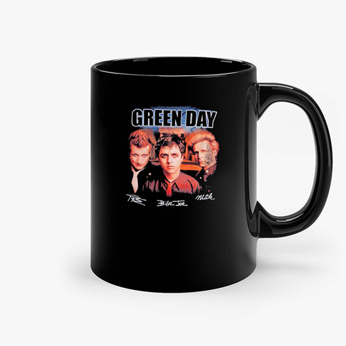 Vintage Greenday American Punk Rock Band Ceramic Mugs