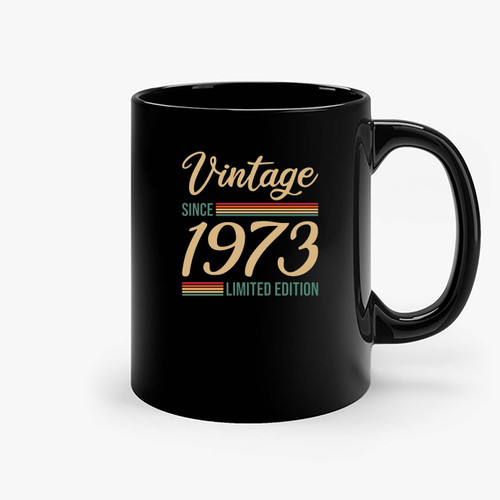 Vintage Since 1973 Limited Edition Ceramic Mugs