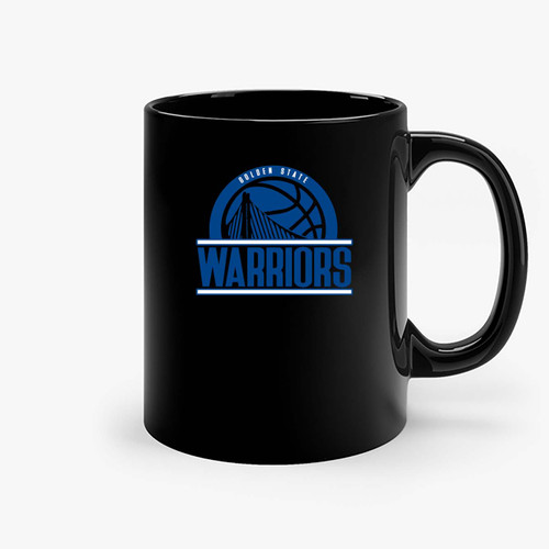 Warriors Vintage Basketball Logo Ceramic Mugs