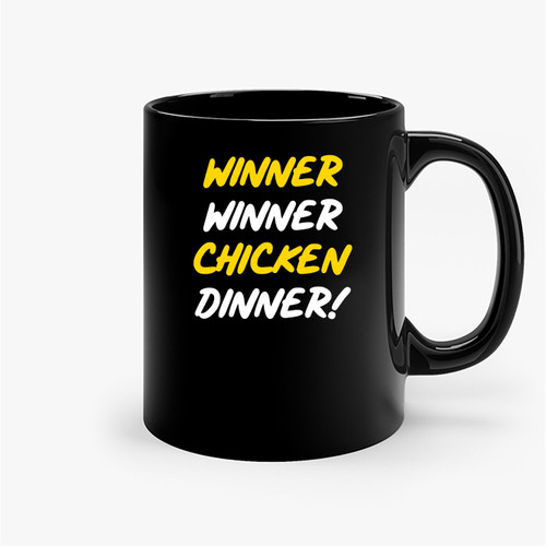 Winner Winner Chicken Dinner Battleroyale Victory Ceramic Mugs