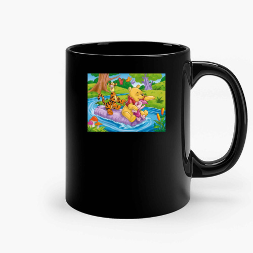 Winnie The Pooh 4 Ceramic Mugs