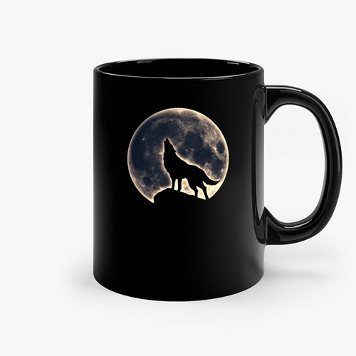 Wolf 001 Ceramic Mugs