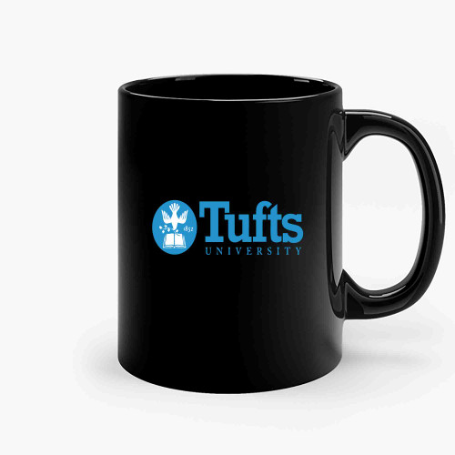 Womens Tufts University Seal Blue Logo Ceramic Mugs