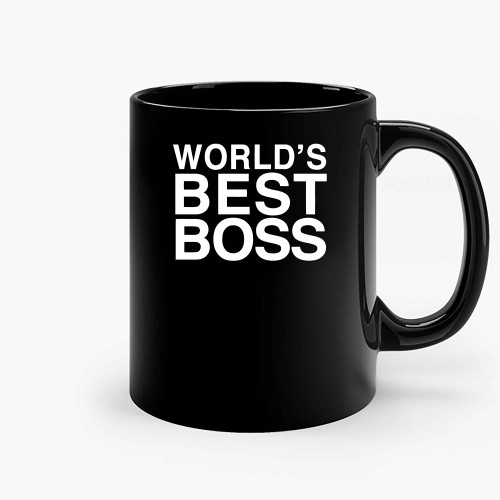 Worlds Best Boss Ceramic Mugs
