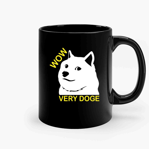 Wow Very Doge Shiba Inu Dog Ceramic Mugs