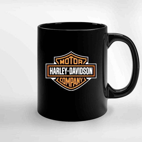Harley Davidson Logo 2  Ceramic Mugs