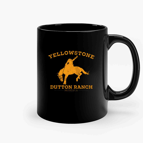 Yellowstone Dutton Ranch Montana 2 Ceramic Mugs