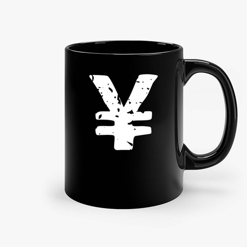 Yen Symbol Ceramic Mugs