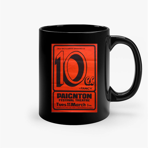 10Cc 10Cc Paignton Concert 1975 '1975 Ceramic Mug