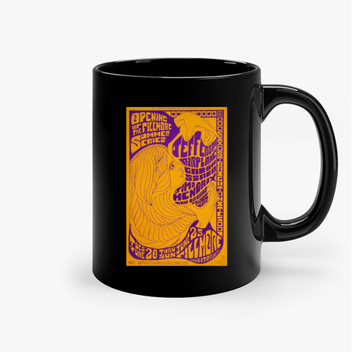 1967 Jefferson Airplane Jimi Hendrix Ceramic Mug