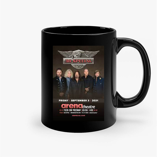 38 Special 2021 Tour Houston Concert Ceramic Mug