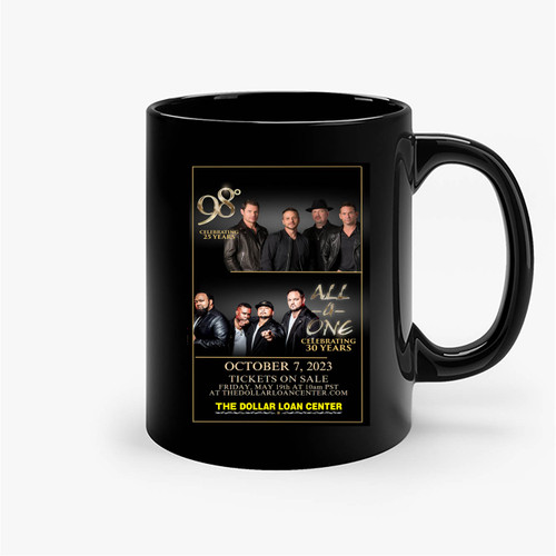 98 Degrees & All-4-One At The Dollar Loan Center Ceramic Mug