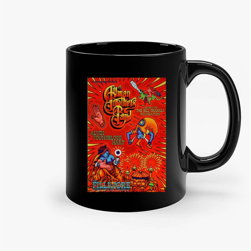 A Benefit For The Bill Graham Foundation Vintage Concert Ceramic Mug
