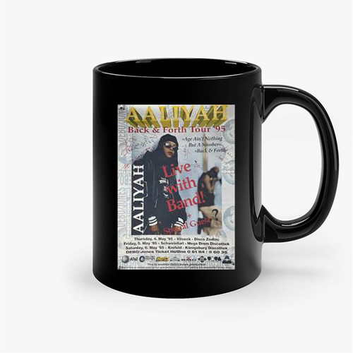 Aaliyah & Band Signed German Ceramic Mug