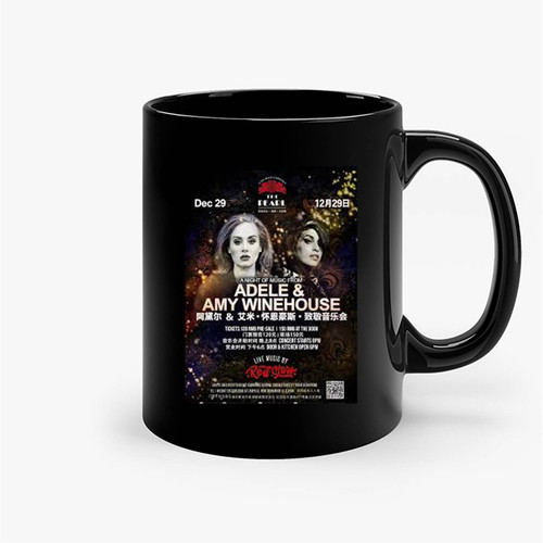 Adele & Amy Winehouse Tribute Concert Ceramic Mug