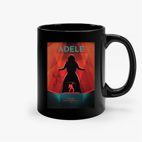 Adele Signed Concert Ceramic Mug