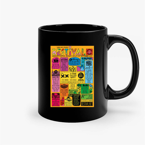 Bestival 2017 Lineup Ceramic Mug