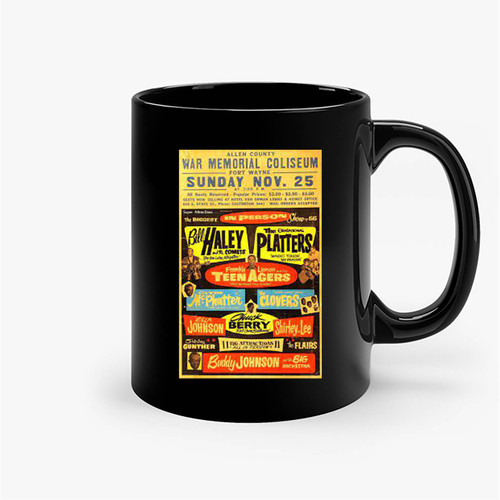 Bill Haley The Platters Concert Ceramic Mug