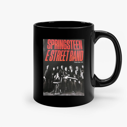 Bruce Springsteen And The E Street Band 2023 World Tour Ceramic Mug