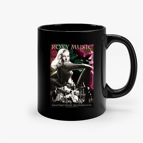 Bryan Ferry Roxy Music Concert Ceramic Mug