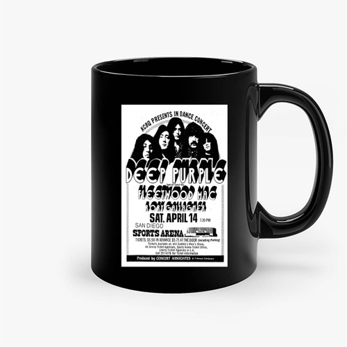 Deep Purple Fleetwood Mac Rory Gallagher At San Diego Ceramic Mug