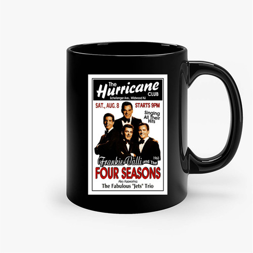 Frankie Valli The 4 Seasons 1963 Hurricane Club Ceramic Mug
