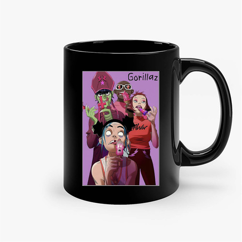 Gorillaz Cracker Island Music Band Ceramic Mug