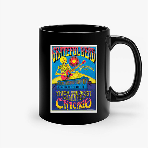 Grateful Dead And Steve Miller Band 1992 Chicago Concert Ceramic Mug