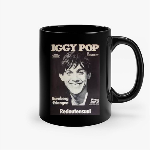 Iggy Pop 1978 German Tour Ceramic Mug