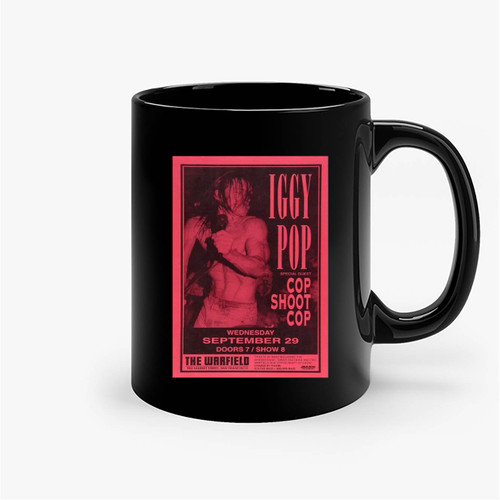 Iggy Pop Vintage Concert 1 Ceramic Mug